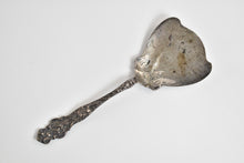 Load image into Gallery viewer, Sterling Silver R Wallace &amp; Sons Irian Pattern Pastry Serving Spoon
