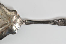 Load image into Gallery viewer, Sterling Silver R Wallace &amp; Sons Irian Pattern Pastry Serving Spoon