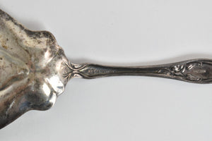Sterling Silver R Wallace & Sons Irian Pattern Pastry Serving Spoon