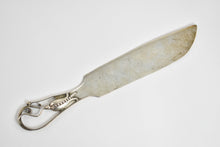 Load image into Gallery viewer, Sterling Silver Ornate Floral Motif Handmade Cake Knife