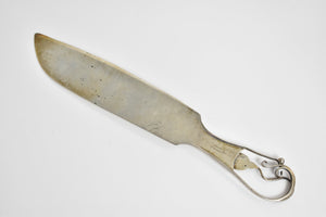 Sterling Silver Ornate Floral Motif Handmade Cake Knife