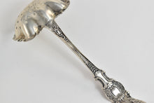 Load image into Gallery viewer, Sterling Silver Antique Floral Pierced Bonbon Serving Spoon