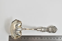 Load image into Gallery viewer, Sterling Silver Antique Floral Pierced Bonbon Serving Spoon