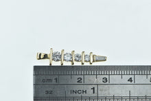 Load image into Gallery viewer, 14K 0.80 Ctw Diamond Tiered Drop Statement Pendant Yellow Gold