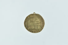 Load image into Gallery viewer, 14K Burger King Spanish Shipwreck Novelty Coin Charm/Pendant Yellow Gold