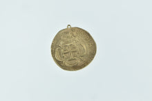Load image into Gallery viewer, 14K Burger King Spanish Shipwreck Novelty Coin Charm/Pendant Yellow Gold