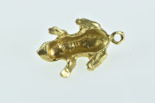 Load image into Gallery viewer, 14K 3D Poison Dart Frog Tropical Tree Frog Charm/Pendant Yellow Gold