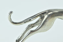 Load image into Gallery viewer, Sterling Silver Greyhound Dog Breed Speed Symbol Pin/Brooch