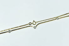 Load image into Gallery viewer, 14K 0.50 Ctw Diamond Serpentine Link Chain Necklace 16&quot; Yellow Gold