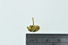 Load image into Gallery viewer, 22K Raw Textured Nugget Gold Pebble Lapel Pin/Brooch Yellow Gold