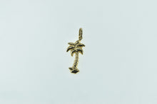 Load image into Gallery viewer, 14K 3D Palm Tree Vintage Tropical Beach Motif Charm/Pendant Yellow Gold
