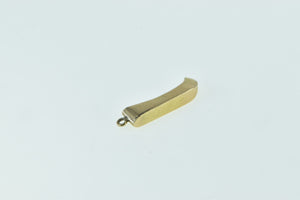 14K 3D Dutch Clog Shoe Flat Charm/Pendant Yellow Gold