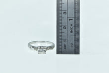 Load image into Gallery viewer, 14K Vintage Diamond Classic Engagement Ring White Gold