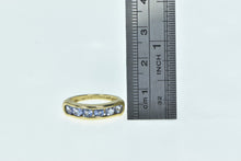 Load image into Gallery viewer, 14K Vintage Tanzanite Classic Statement Band Ring Yellow Gold