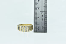 Load image into Gallery viewer, 14K 1.00 Ctw Graduated Diamond Striped Band Ring Yellow Gold