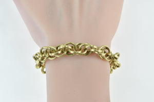 18K Marco Bicego Jaipur Ornate Chain Bracelet 6.5" Yellow Gold