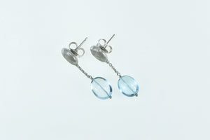 18K 18K Marco Bicego Jaipur Blue Topaz Earrings White Gold