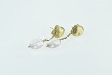 Load image into Gallery viewer, 18K Marco Bicego Rose Quartz Jaipur Dangle Earrings Yellow Gold