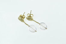 Load image into Gallery viewer, 18K Marco Bicego Rose Quartz Jaipur Dangle Earrings Yellow Gold