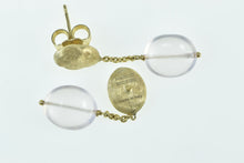 Load image into Gallery viewer, 18K Marco Bicego Rose Quartz Jaipur Dangle Earrings Yellow Gold