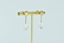 Load image into Gallery viewer, 18K Marco Bicego Rose Quartz Jaipur Dangle Earrings Yellow Gold