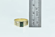 Load image into Gallery viewer, 14K 1.38 Ctw Natural Emerald Diamond Vintage Ring Yellow Gold