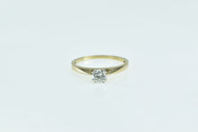 Load image into Gallery viewer, 14K 0.35 Ct Diamond Solitaire Classic Engagement Ring Yellow Gold