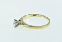 Load image into Gallery viewer, 14K 0.35 Ct Diamond Solitaire Classic Engagement Ring Yellow Gold