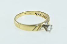 Load image into Gallery viewer, 14K 0.21 Ct Diamond Solitaire Promise Engagement Ring Yellow Gold