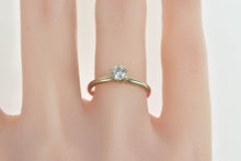 Load image into Gallery viewer, 14K 0.44 Ct Diamond Solitaire Classic Engagement Ring Yellow Gold