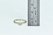 Load image into Gallery viewer, 14K 0.55 Ctw Diamond Round Vintage Engagement Ring Yellow Gold