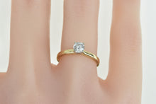 Load image into Gallery viewer, 14K 0.58 Ct Diamond Solitaire Engagement Ring Yellow Gold