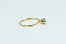 Load image into Gallery viewer, 14K 0.18 Ctw Flower Diamond Cluster Engagement Ring Yellow Gold