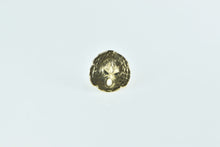 Load image into Gallery viewer, 14K Sand Dollar Sea Shell Ocean Single Stud Earring Yellow Gold