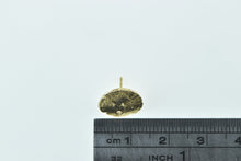 Load image into Gallery viewer, 14K Sand Dollar Sea Shell Ocean Single Stud Earring Yellow Gold