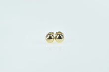 Load image into Gallery viewer, 10K 5mm Vintage Round Ball Sphere Stud Earrings Yellow Gold