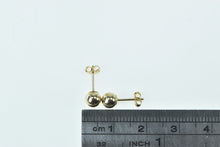 Load image into Gallery viewer, 10K 5mm Vintage Round Ball Sphere Stud Earrings Yellow Gold