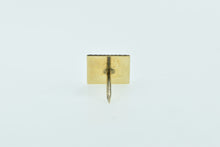 Load image into Gallery viewer, 10K Square Black Star Sapphire Lapel Pin/Brooch Yellow Gold
