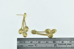 18K Marco Bicego Jaipur Charm Drop Dangle Earrings Yellow Gold