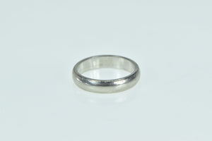 Platinum 3.7mm Vintage Classic Wedding Band Ring