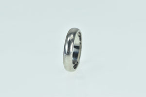 Platinum 3.7mm Vintage Classic Wedding Band Ring