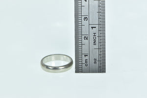Platinum 3.7mm Vintage Classic Wedding Band Ring