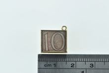 Load image into Gallery viewer, 9K 1960&#39;s 10 Shillings Emergency Money Cash Box Charm/Pendant Yellow Gold