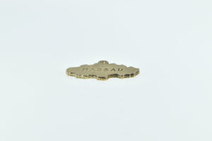 9K Nassau Bahamas Tropical Island Travel Charm/Pendant Yellow Gold