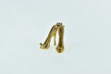 Load image into Gallery viewer, 9K 3D High Heel Shoe Stiletto Fashion Charm/Pendant Yellow Gold