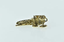 Load image into Gallery viewer, 10K 3D Articulated Horse Drawn Carriage Charm/Pendant Yellow Gold