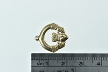Load image into Gallery viewer, 9K Claddagh Traditional Celtic Loyalty Symbol Charm/Pendant Yellow Gold
