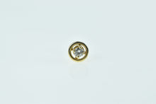 Load image into Gallery viewer, 14K Diamond Round Circle Vintage Lapel Pin/Brooch Yellow Gold