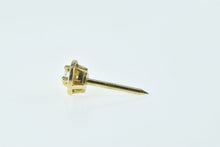 Load image into Gallery viewer, 14K Diamond Round Circle Vintage Lapel Pin/Brooch Yellow Gold