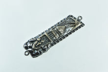 Load image into Gallery viewer, Sterling Silver Mezuzah Jewish Faith Judaica Protection Ornament